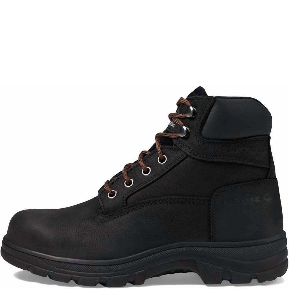 NEW WOLVERINE women's steel toe cap waterproof boots in black